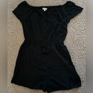 Girls XL black romper